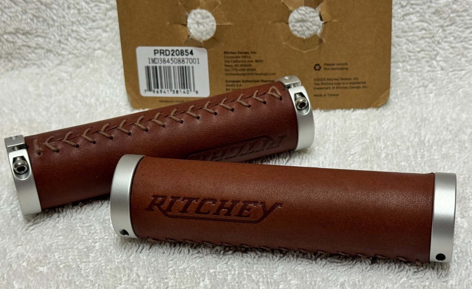 Ritchey Classic Lock-On Grips Brown Leather