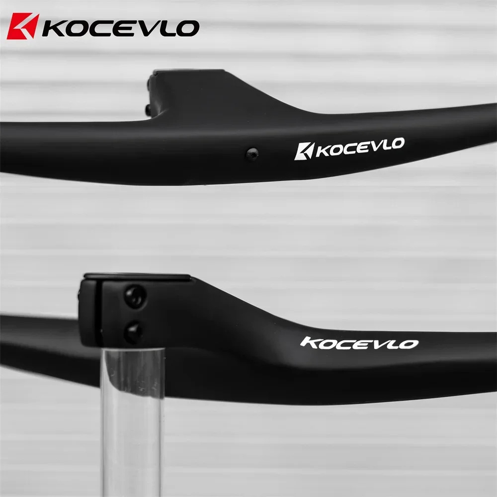KOCEVLO Carbon MTB Handlebar Stem Integrated 740mm XC Marathon -17° 50-90mm
