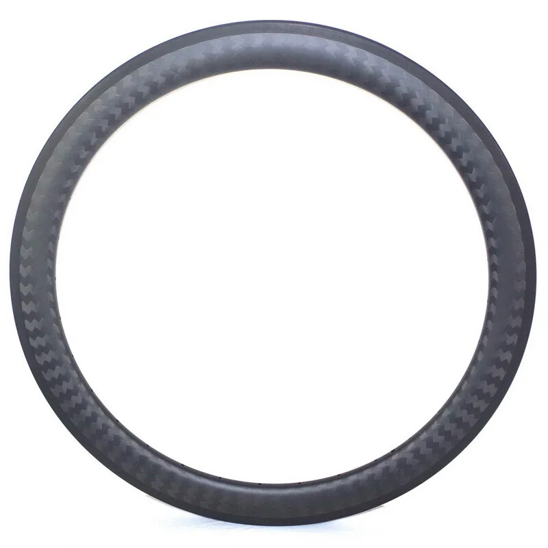 Road Bike Carbon Rim V Brake 25mm Width Tubeless Clincher Bicycle Rims UD 3K 12K