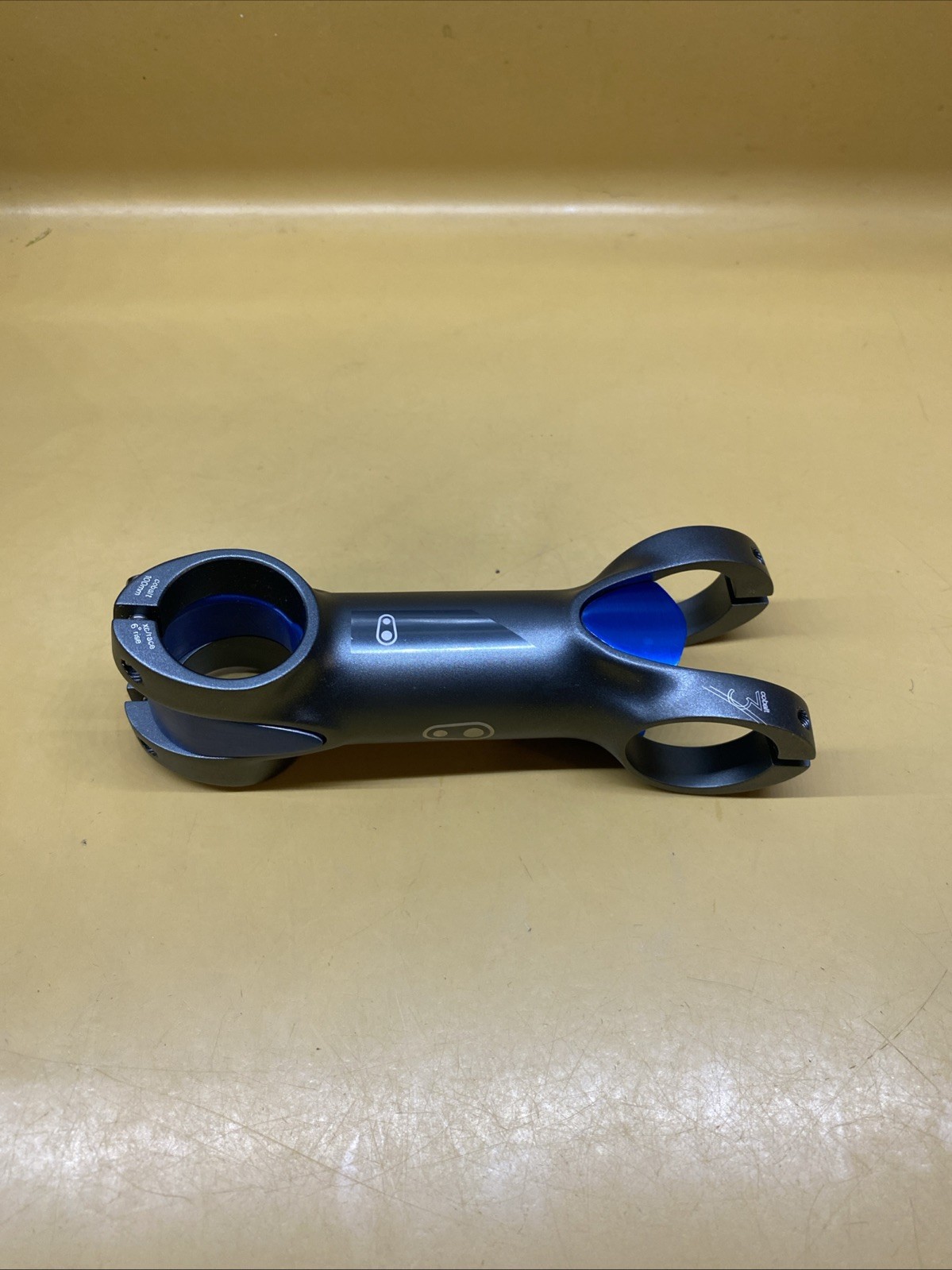 Iron/Blue Crankbrothers Cobalt 3 XC 100mm x 31.8 x 6* x 1-1/8i” Threadless Stem