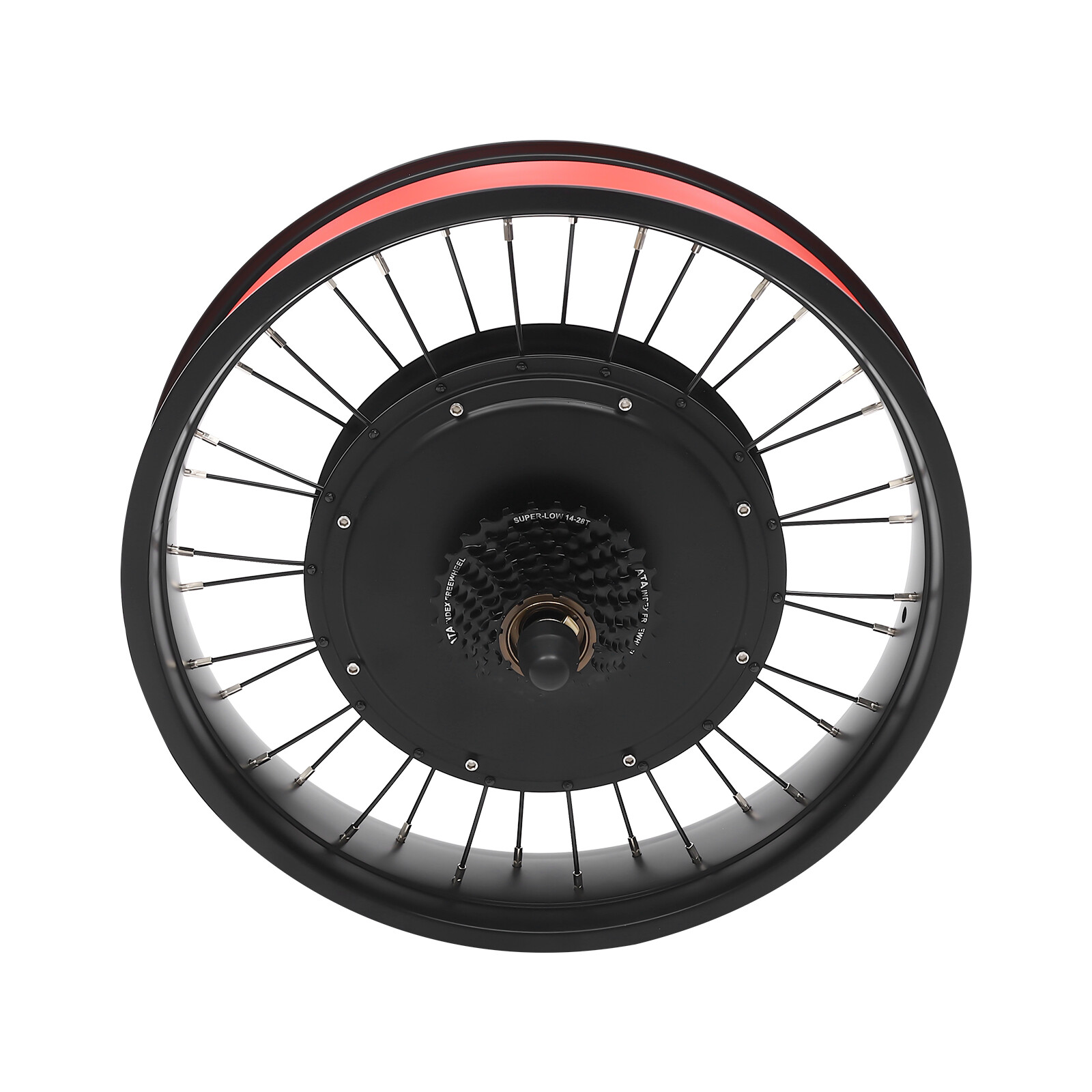 20″ 48V Electric Bicycle Conversion Kit E-Bike Rear Wheel Hub Motor Fat Tire 1kW