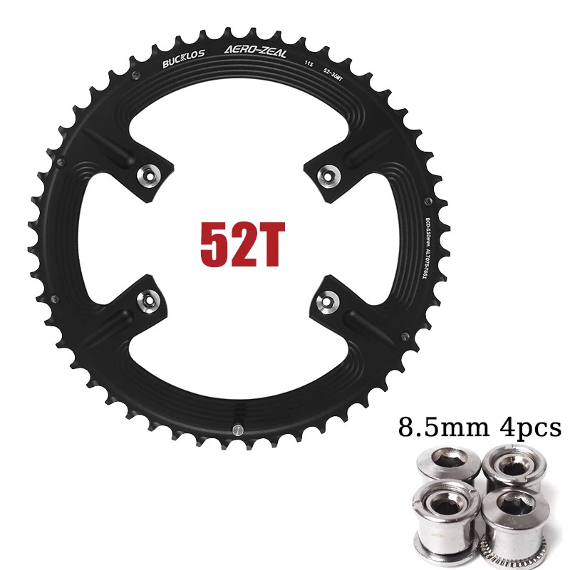 Ultralight Double Chainring for Road Bike 110BCD 50-34T 52-36T 53-39T Bicycle Cr