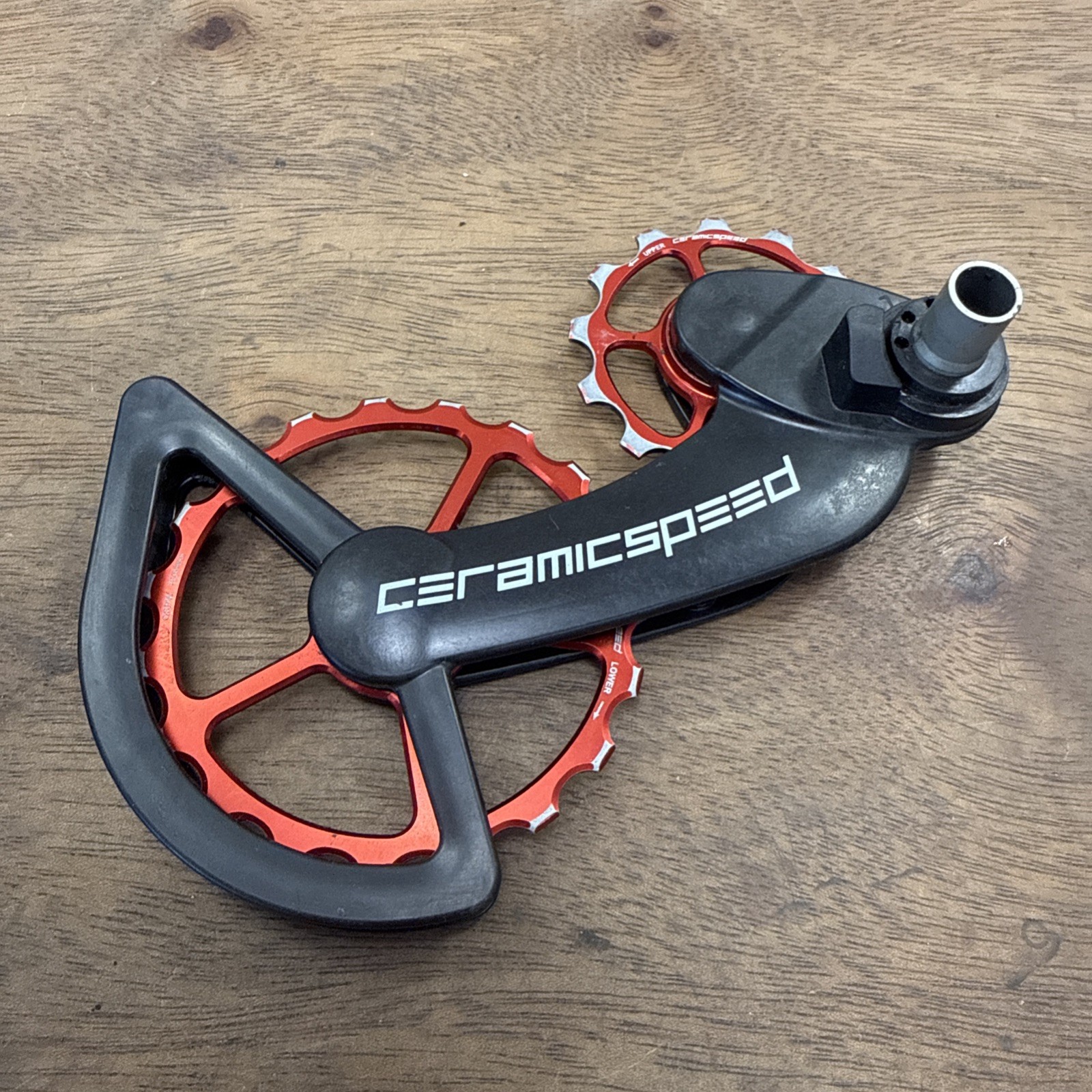 CeramicSpeed OSPW Pulley Wheel System for Campagnolo 11-Speed EPS Black Red