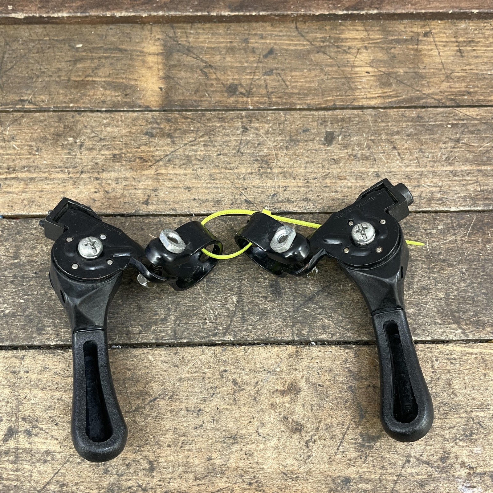 Vintage Shimano Exage Trail SL-M351 Thumb Shifter Set 6s Speed Light Action