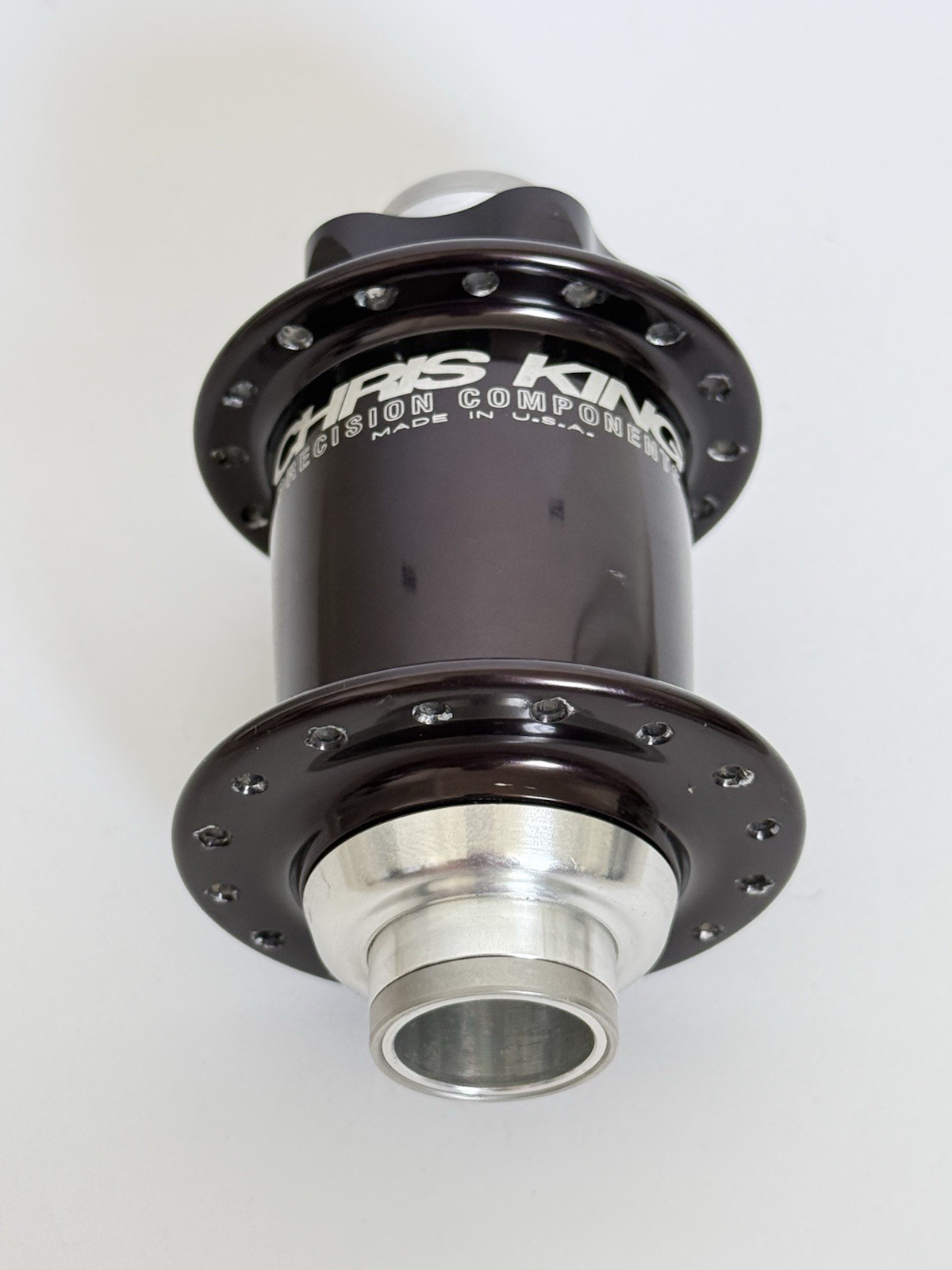 Chris King Gen 1 ISO LD 32H Black Front Disc Hub 20mm x 110mm Thru-Axle 6-Bolt