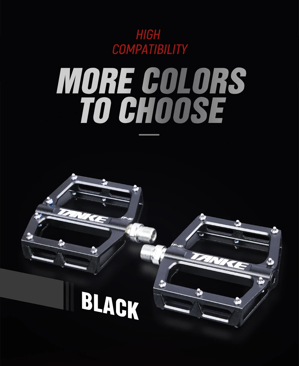 Mountain Bike Pedals Ultralight Hollow Anti-skid Bearing MTB Foot Pedals