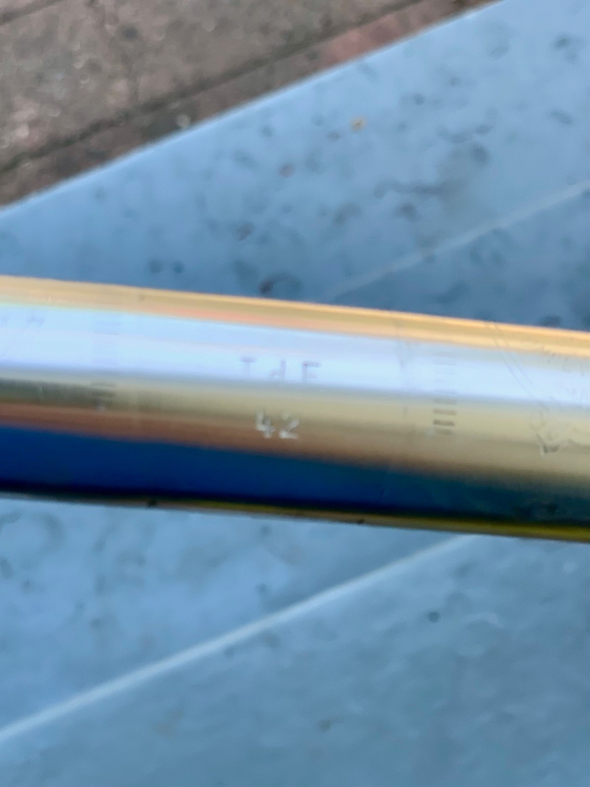 Vintage 3TTT COMPETIZIONE Road TDF 42cm Handlebar 25.8 Classic Silver Retro