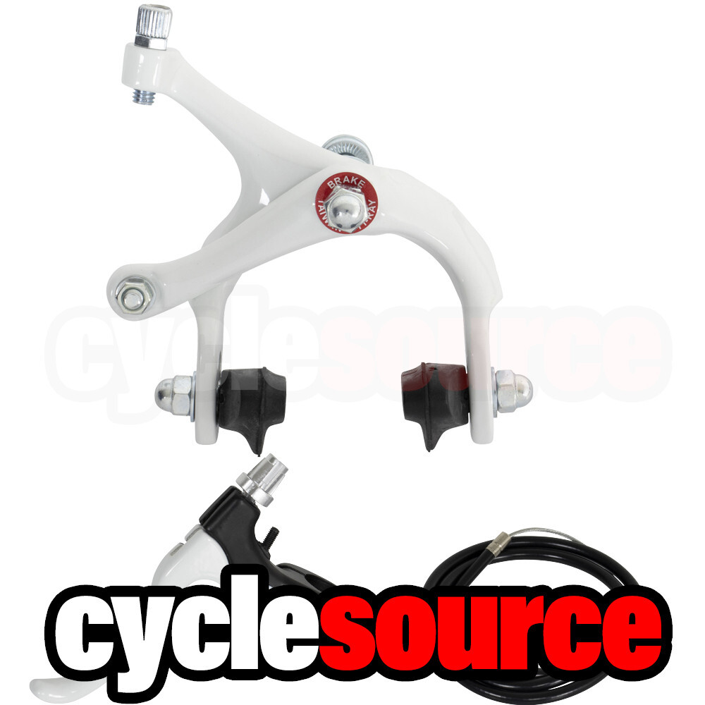 ENIX Bike Bicycle 570a FRONT Alloy Brake Set WHITE CRUISER BMX BRAKE BIKE PART
