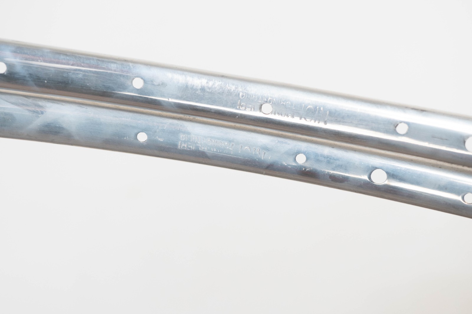 NOS NISI M20 PISTA TUBULAR RIMS 28″ 700c 36 28 VINTAGE TRACK BICYCLE SILVER OLD