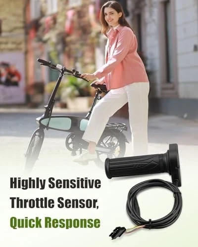 48V Throttle Grip Replacement Fit for Jetson Haze Folding EBike，Fit for DYU