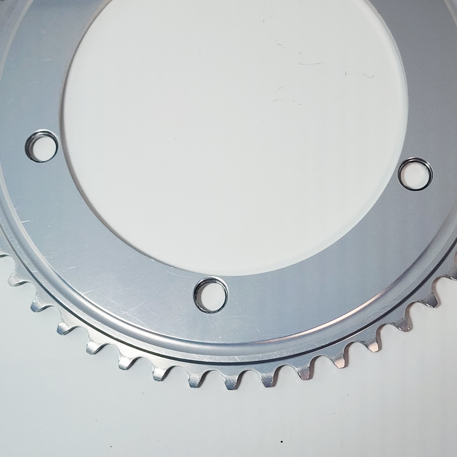 Sugino ZEN 50T NJS Track Chainring 144 BCD 1/8 Silver Keirin Fixed Japan