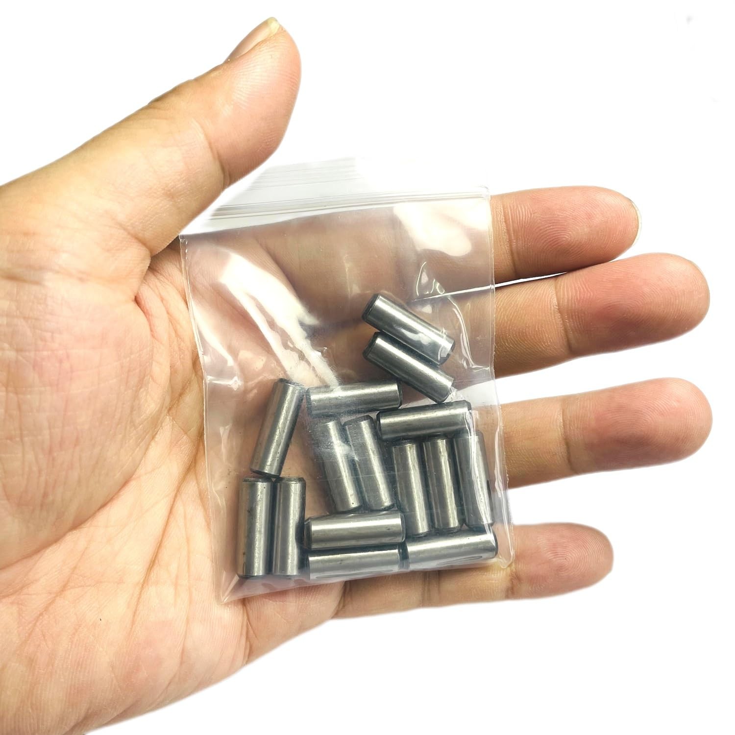ZDingTech 15PCS 1/4 x 3/4 Dowel Pins,1/4 inch x x Inch, Silver