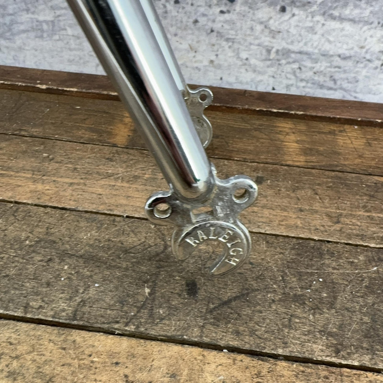 Vintage Raleigh 21.1 Mountain Bike Fork 1 In Threaded 26in Canti Chrome Steel