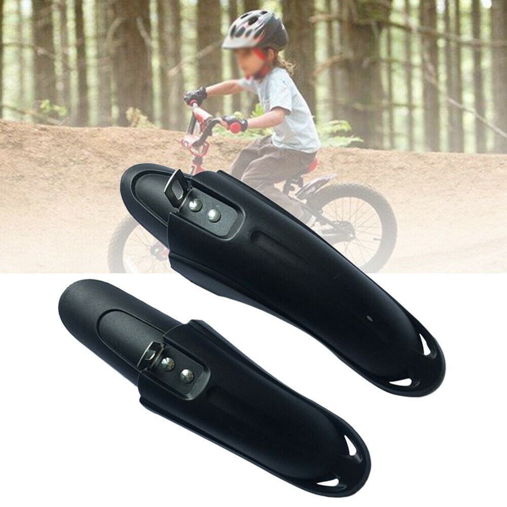 1 Pair PVC Plastic Bicycle Mudguard Set 12-20 Inch Childrens Bike Mudguards
