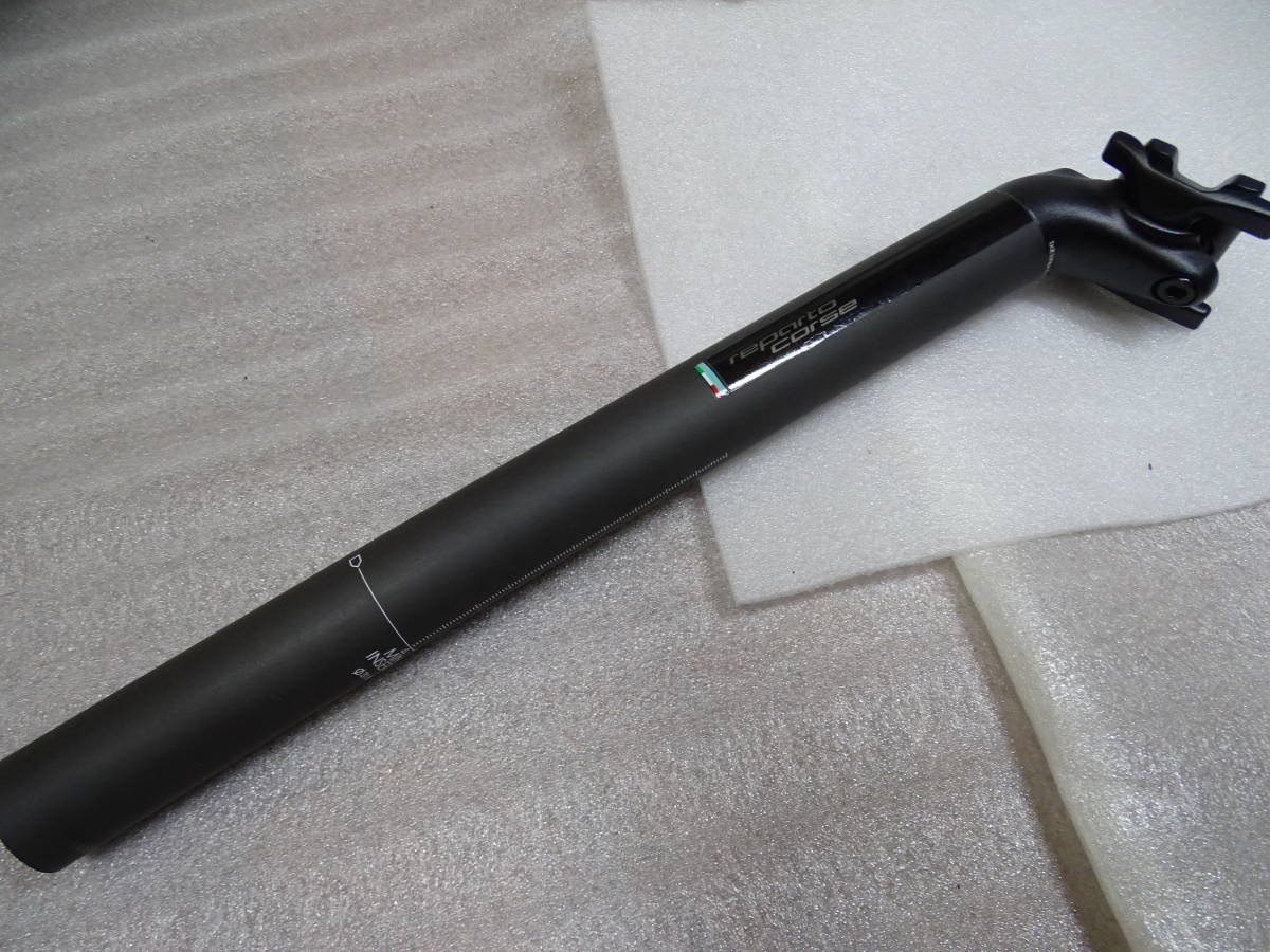 NEW Bianchi Reparto Corse Carbon Seatpost 31.6x350mm 25mm Setback Matt Black MTB