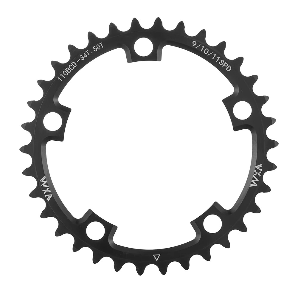 Folding Bike Double Chainring 110BCD 34T 50T 36T 52T 39T 53T Road Bike Crankset