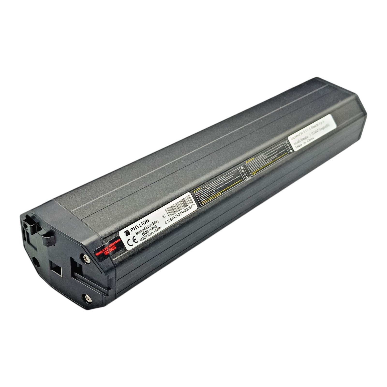 Phylion Battery BIANCHI T-Tronik BN21 417Wh C-Tronik 36V EBT360 eBike – NEW