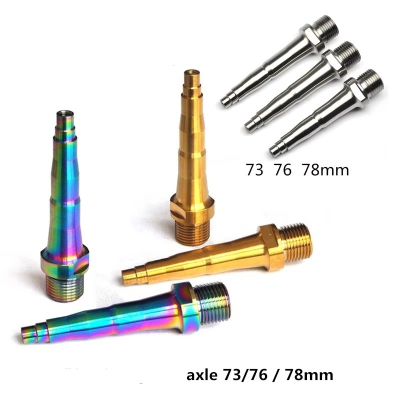1 pair Bicycle ti pedal axle 73mm 76mm 78mm fit SpeedPlay pedal axis