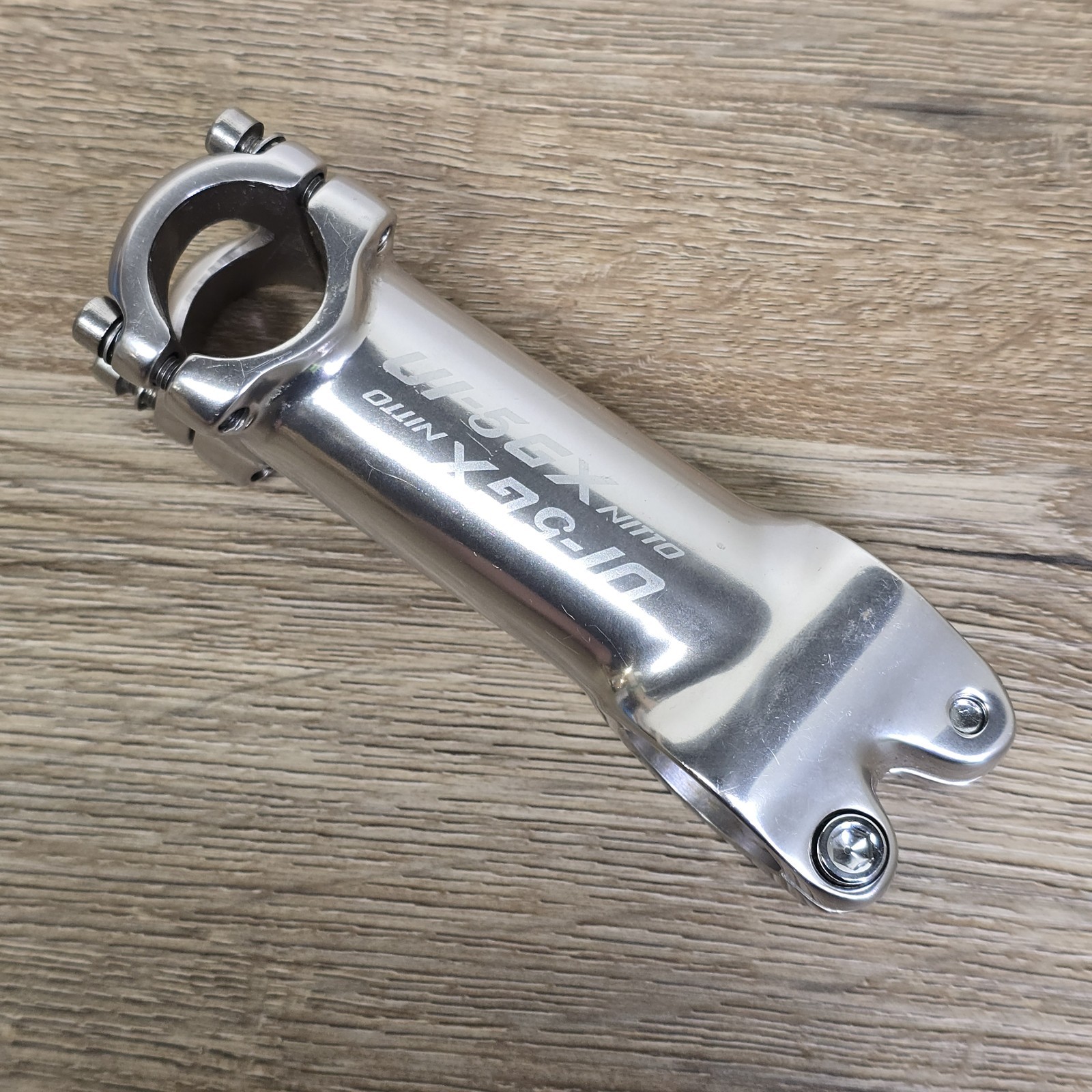 Nitto UI-5GX 120mm, +/-8°, 26mm clamp, 1-1/8 / 1” steerer, Silver not grey! NJS
