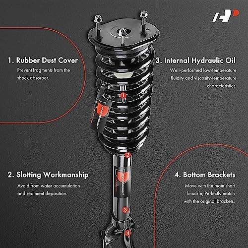 Front Struts Compatible with Jeep Grand Cherokee 2011-2015 & Dodge Durango
