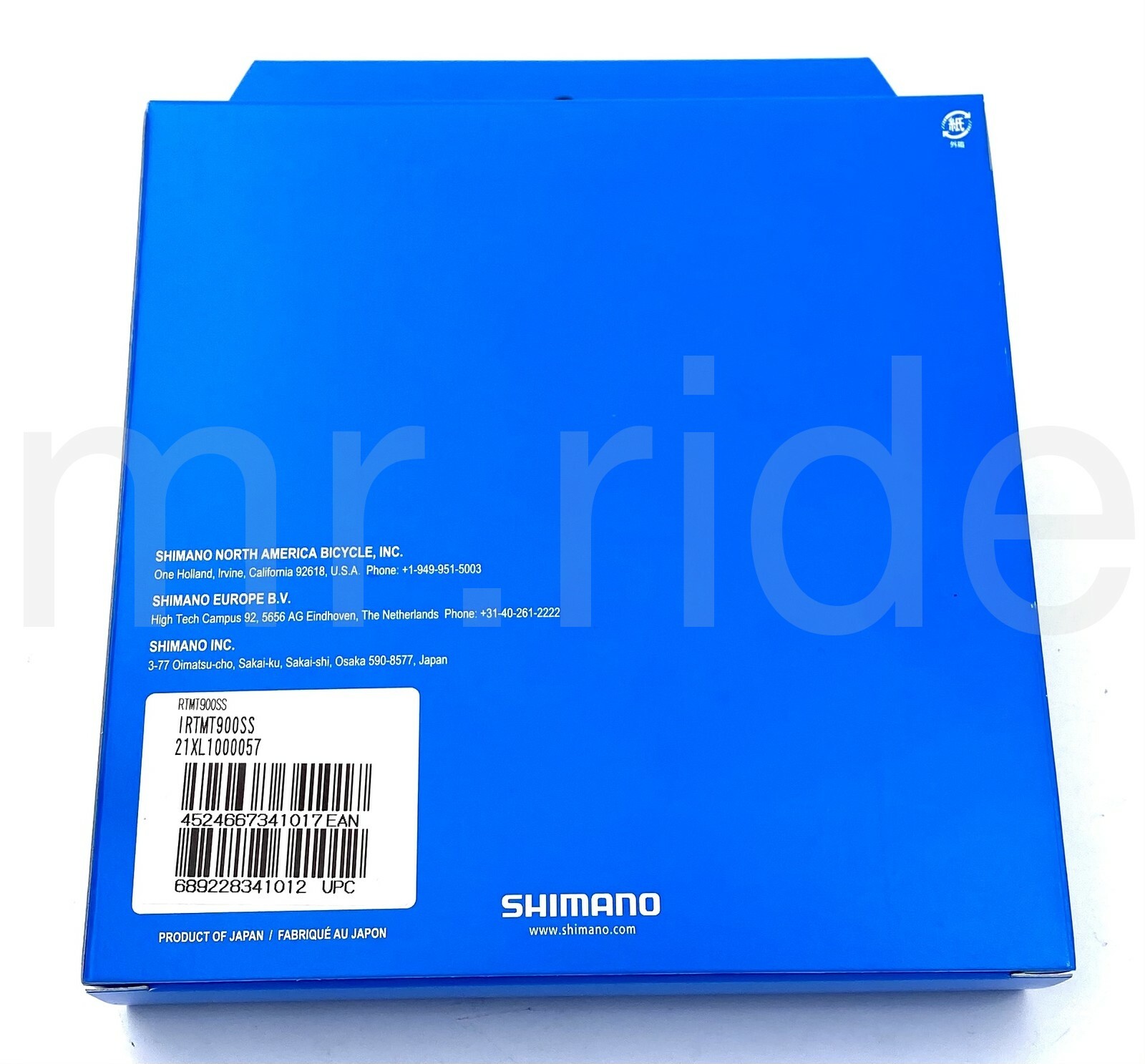 Shimano XTR/SAINT MTB Bike Disc Brake Rotor RT-MT900 140mm Center Lock,ICE Tech
