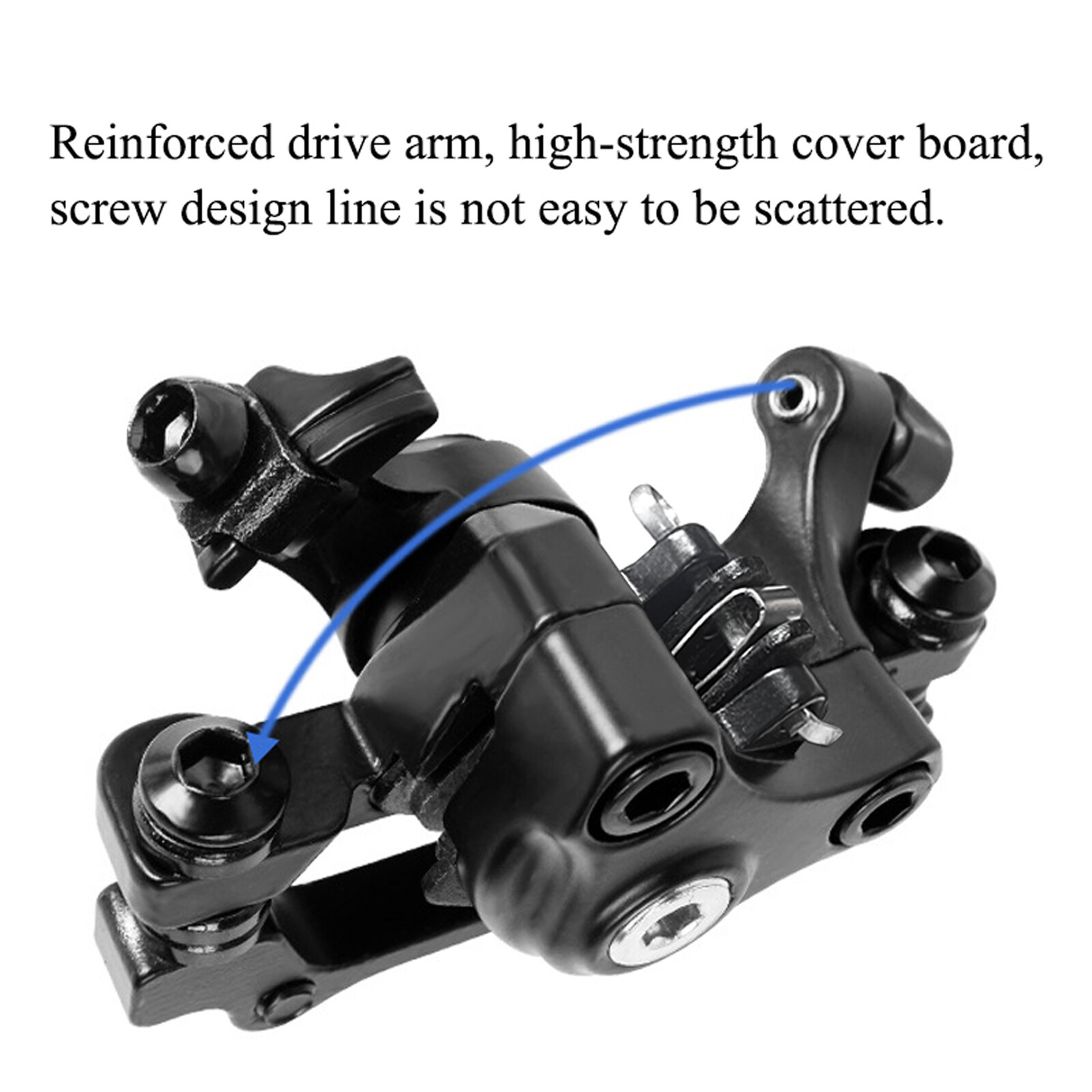 BUCKLOS Mechanical Linaer Pull Disc Brake Caliper Mountain Bike Front Rear 160mm