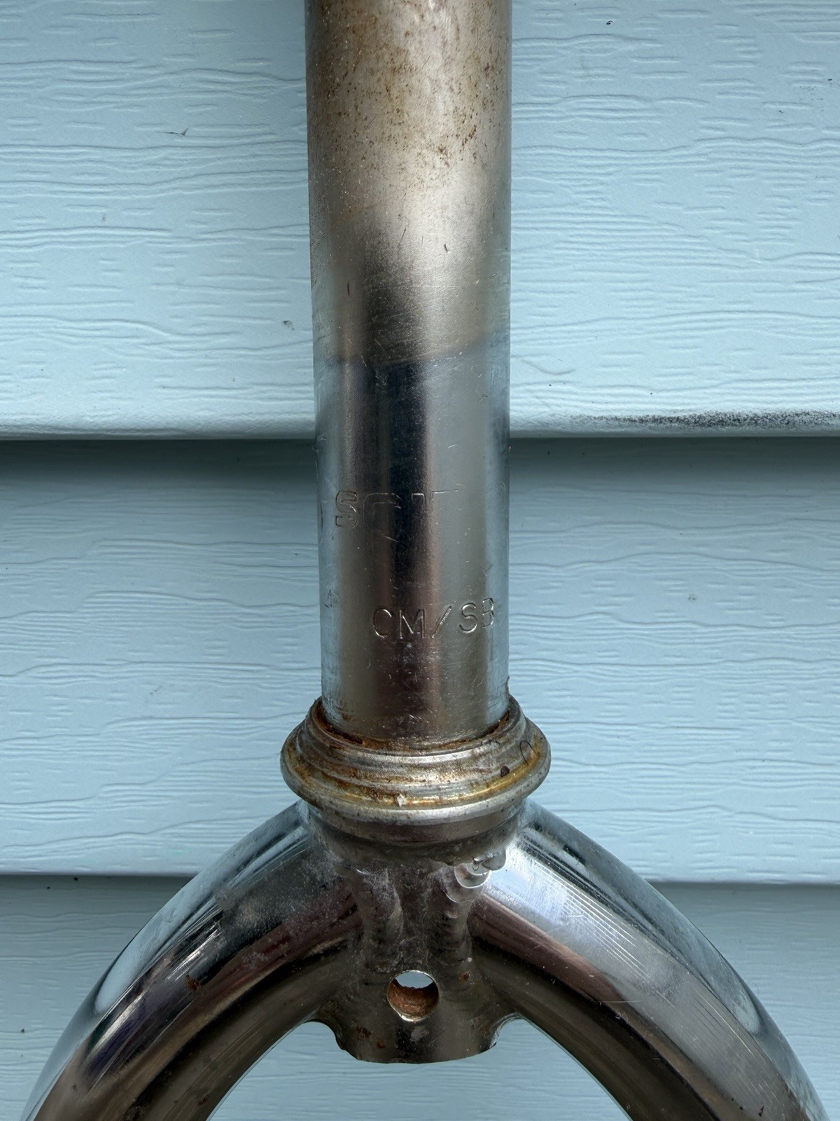 Vintage GT Spinner BMX Fork 20in 1 In Threaded Chrome Old School Forks