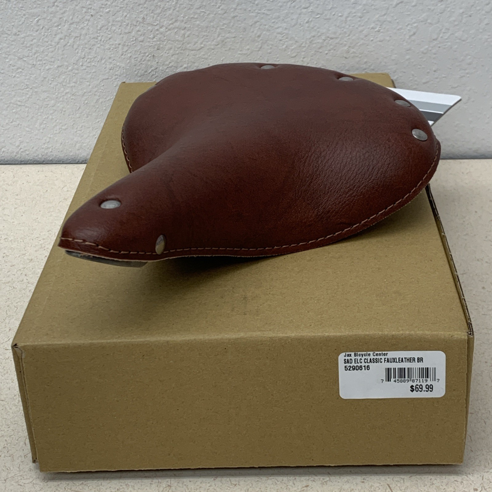 NEW Electra Classic Bicycle Saddle Bike Seat Faux Leather Brown BROOKS Style