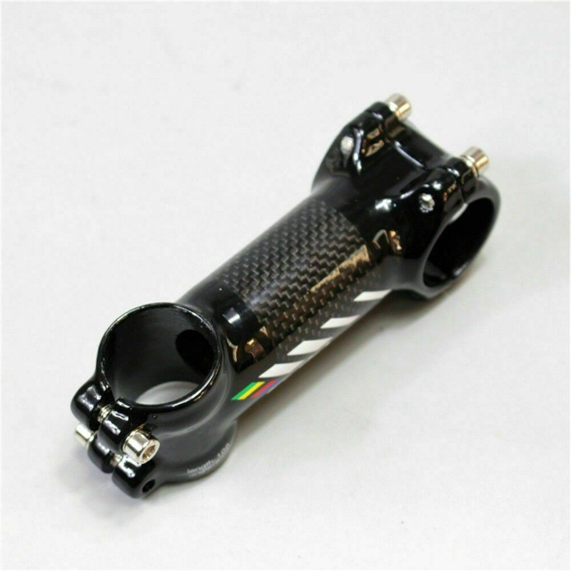 Aluminum+Carbon Fiber Bicycle Stem 6° 31.8mm MTB Road Bike Stem 60-110mm USA