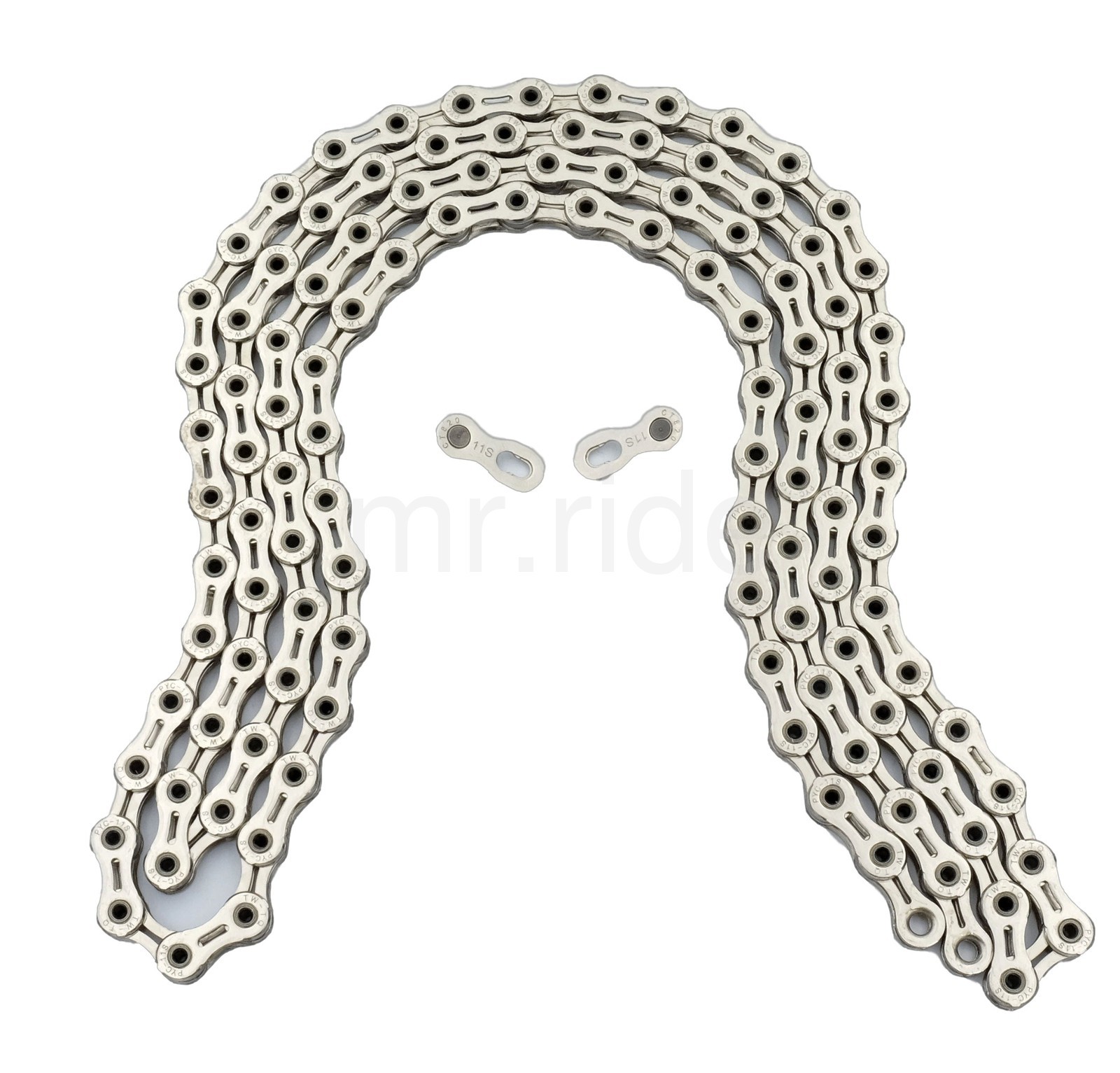 PYC SP1101 11-Speed 1/2″X11/128″ 116L Bike Chain Silver fit Shimano,Sram