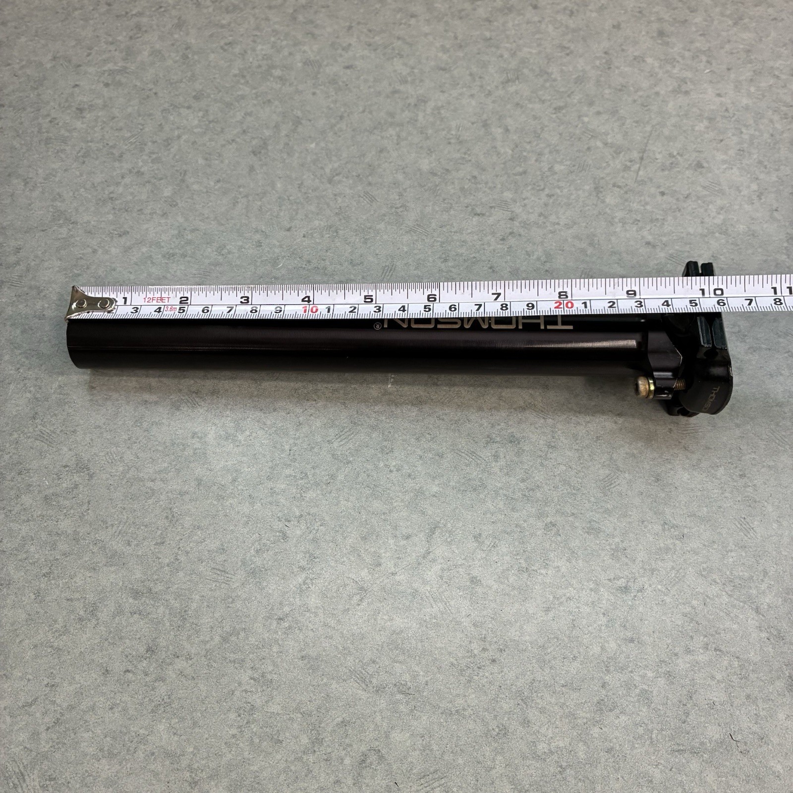 Thomson Elite Seatpost 28.6 x 250mm *CUT* Black Zero Setback MTB & Road