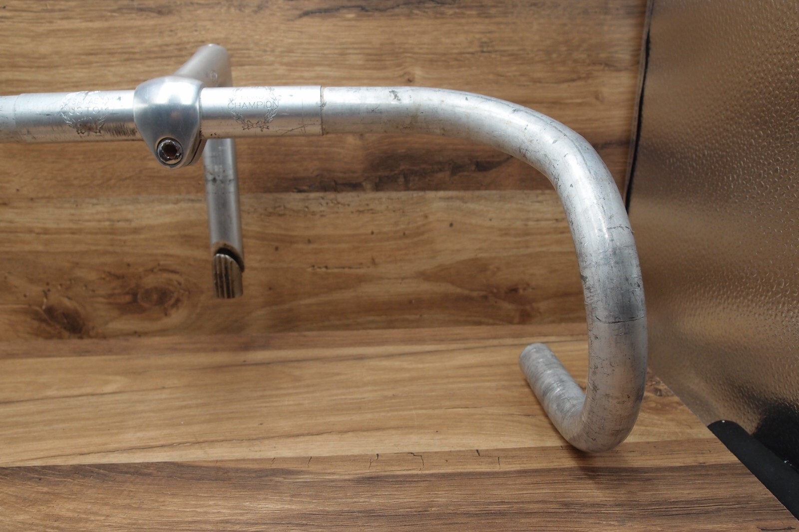 road bike drop bar Sakae Road Champion Japan + quill stem SR Forged AX-100