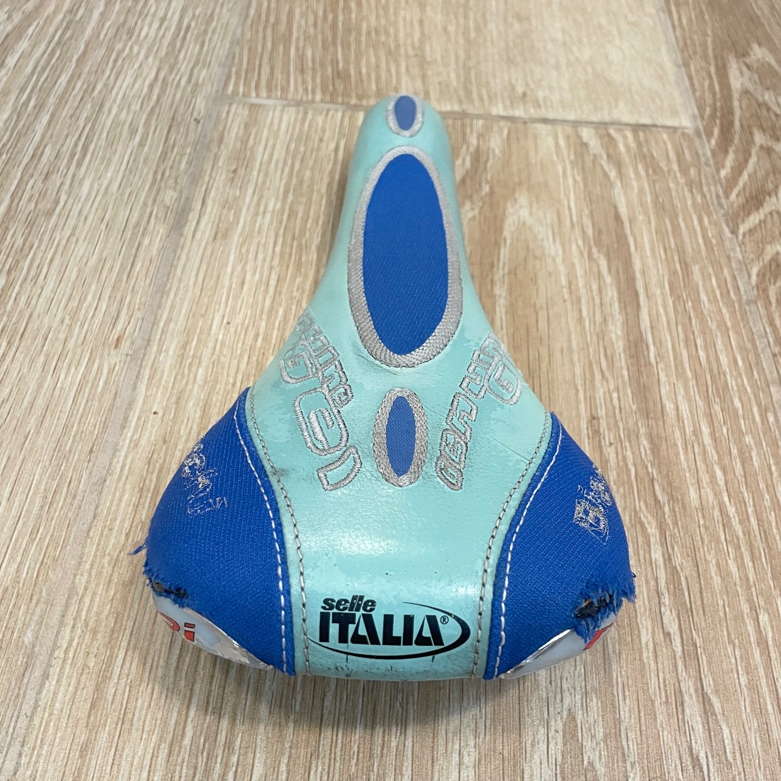 SELLE ITALIA TRIMATIC BIANCHI VINTAGE SADDLE SEAT RACING ROAD BIKE