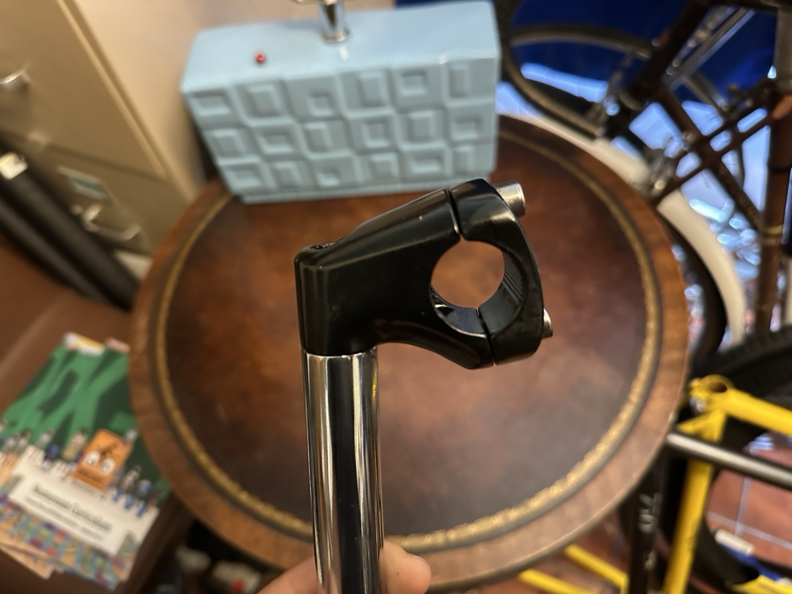 Long 9.5″ Quill Stem 22.2 Alloy Aluminum Steel Bike Handlebar Stem Chrome/Black