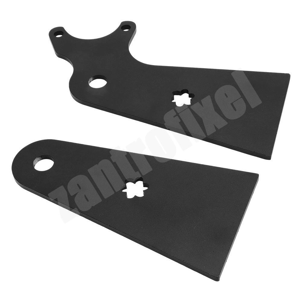 Set of 2 6in Flat Stretch Tabs 5/8″ Axle Hole For CT200 MINI BIKE Big Brakes US