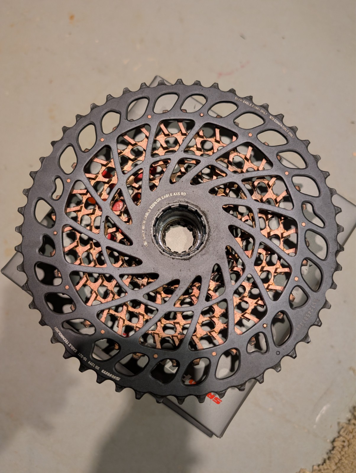 SRAM XX1 Eagle XG-1299 Cassette – 12-Speed – 10-52t – Copper – XD Driver Body