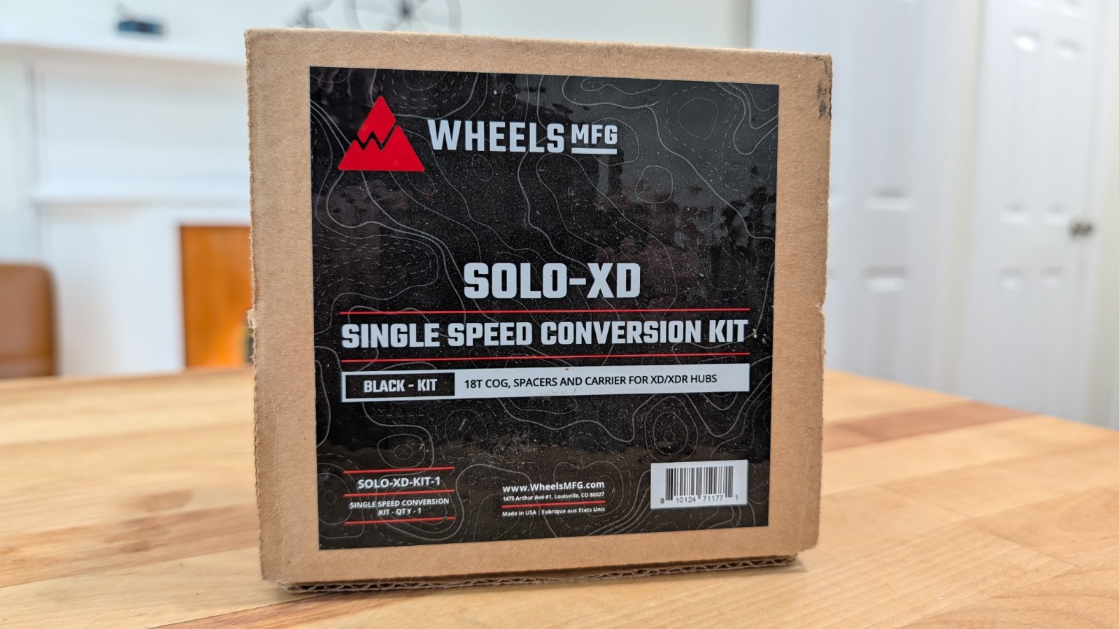 Wheels Manufacturing SOLO-XD XD/XDR Single Speed Conversion Kit – 18t, For SRAM