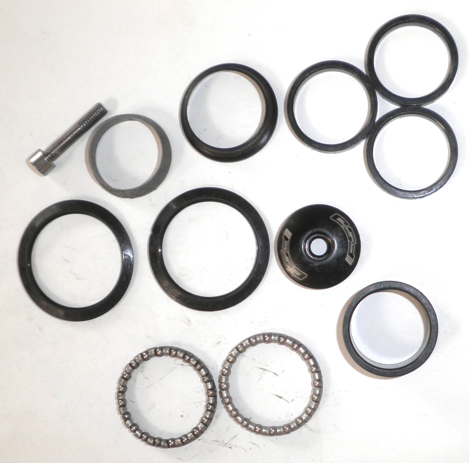 FSA BLACK BICYCLE 1 1/8″ HEAD-SET & GYRO CAP BIKE PARTS 229-1