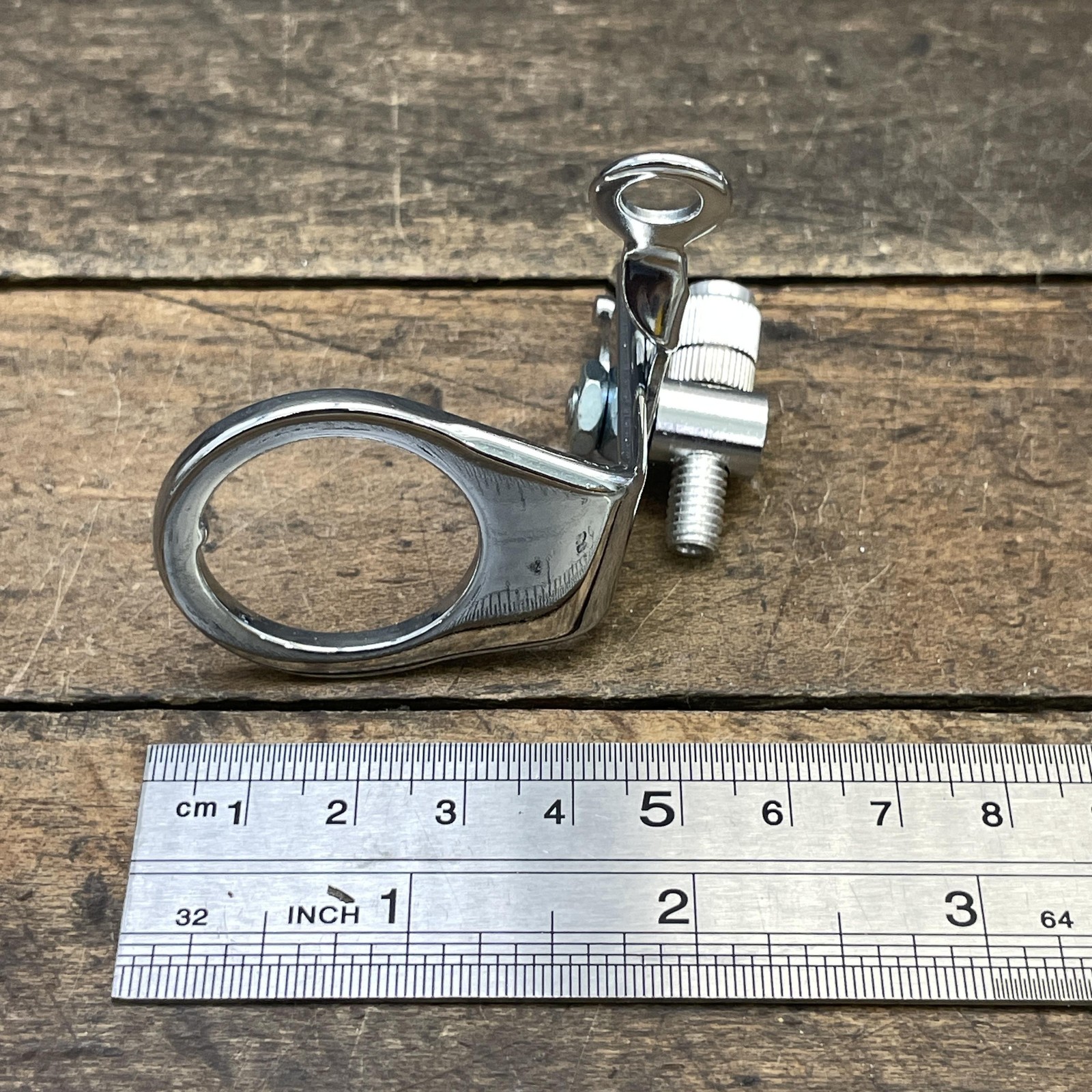 Vintage Dia-Compe Brake Cable Hanger Set NOS 1in Alloy Silver Front Rear