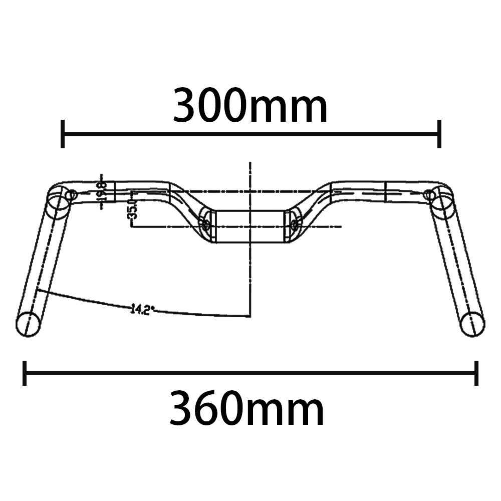Carbon Fiber Road Bike Handlebar Rise 35mm Bicycle Aero Drop Bar 31.8*340-480mm