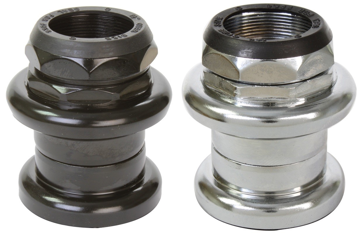 Headset Threaded ATB Type Chrome Plated or Black 1 1/8 x 25.4 with Dust Seal