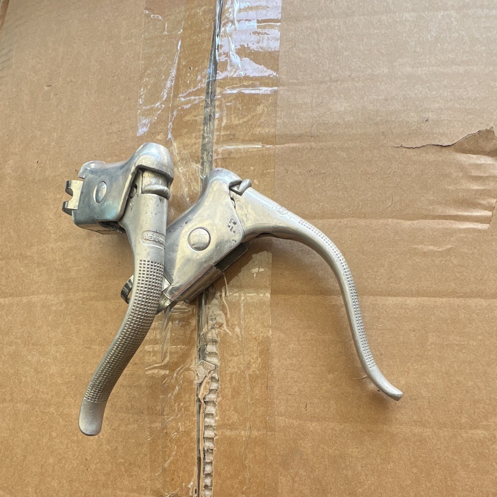 Weinmann Drop Bar Brake Levers Left/Right Pair Silver Aluminum 23.8mm 4-F