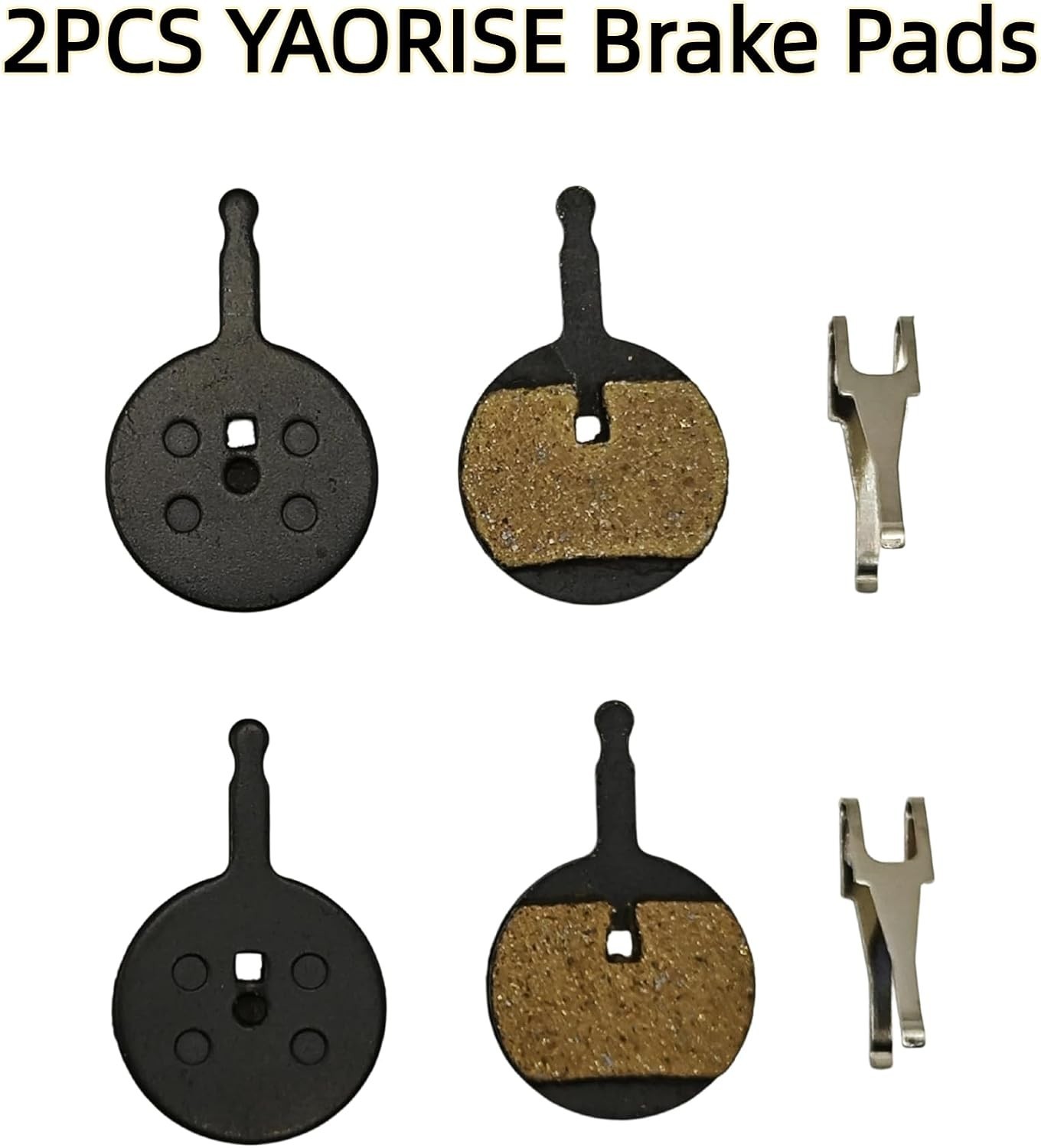 2PCS Resin E-Bike Brake Pads 24mm Diameter for Jetson Bolt Pro/DYU D1F D2F D3…