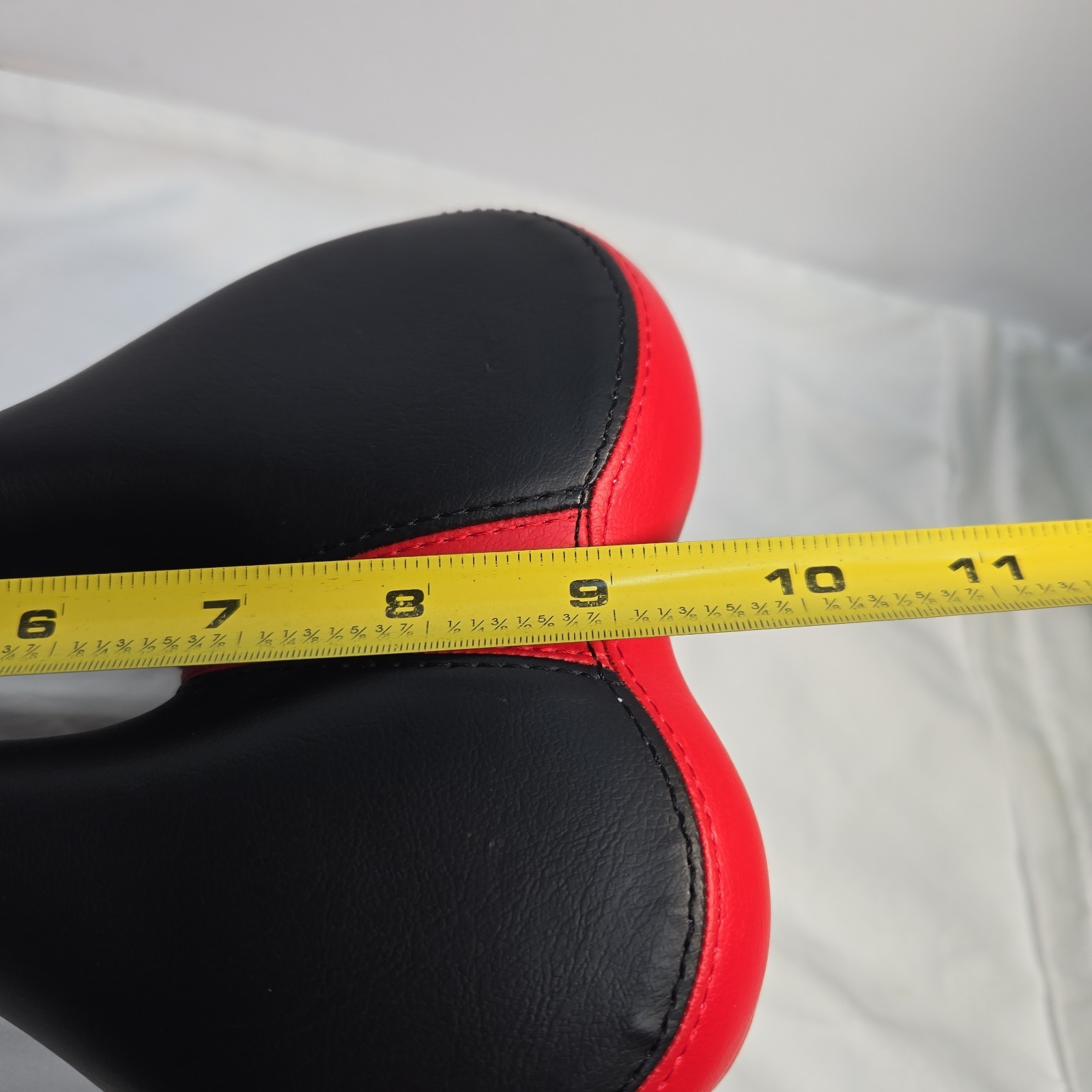 Bike Saddle , Terry TFI Liberator STYLE, Red/Black Leather, Perfect for Touring