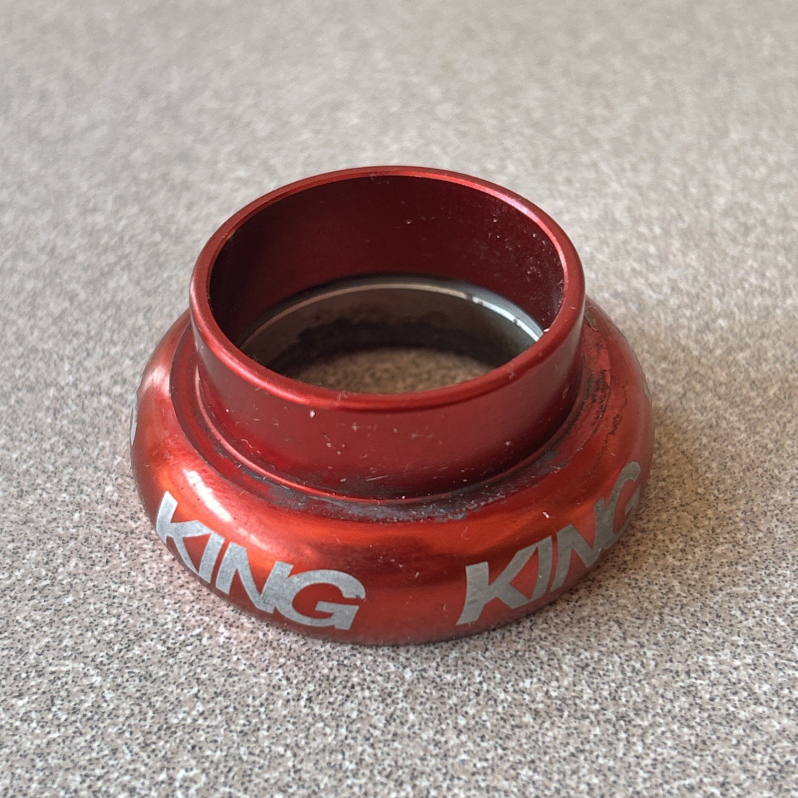 1 inch Chris King threadless Headset anodized red