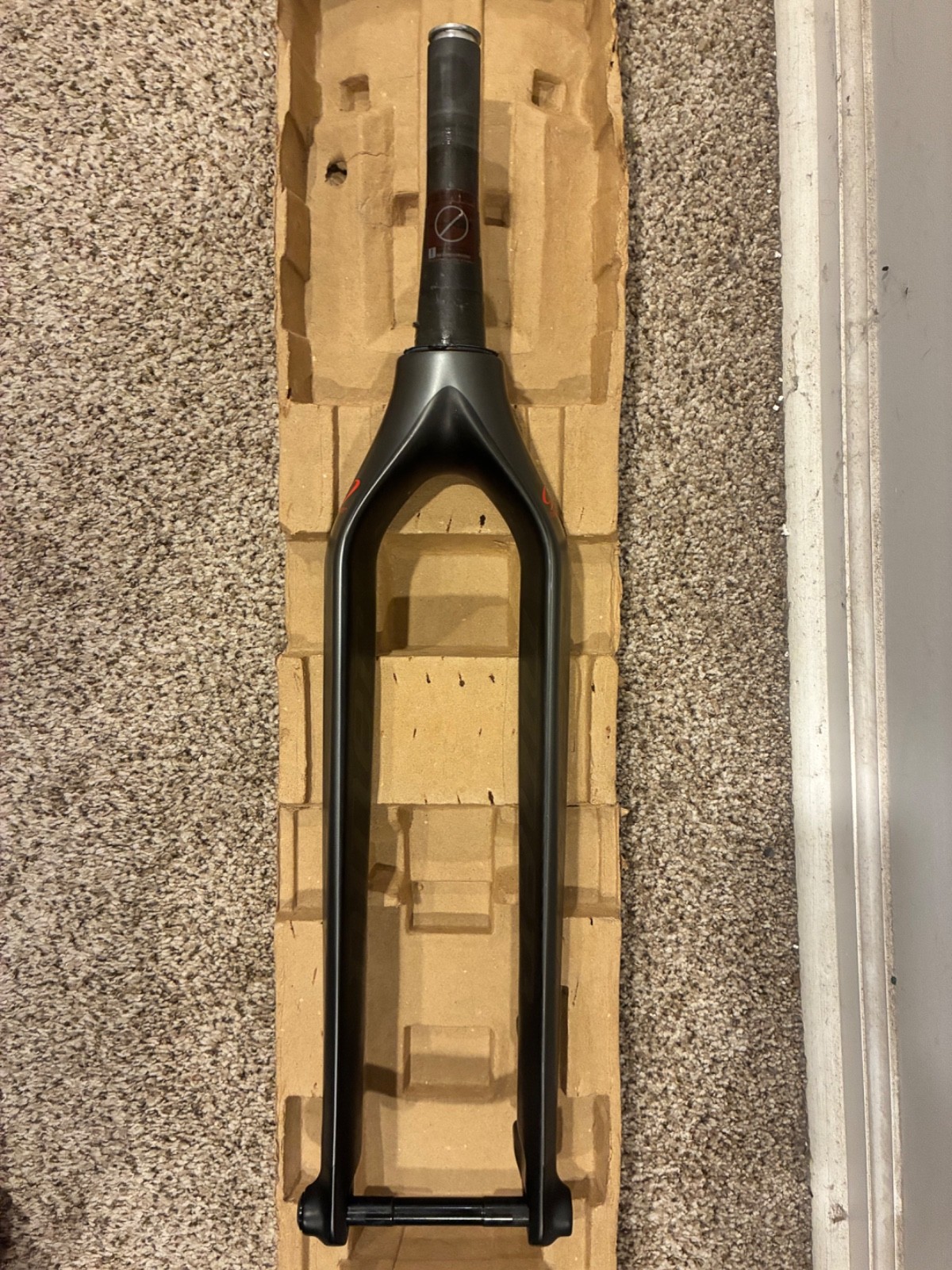 Niner RDO Taper Carbon Fork – 15mm x 100mm – Grey – Gravel or MTB