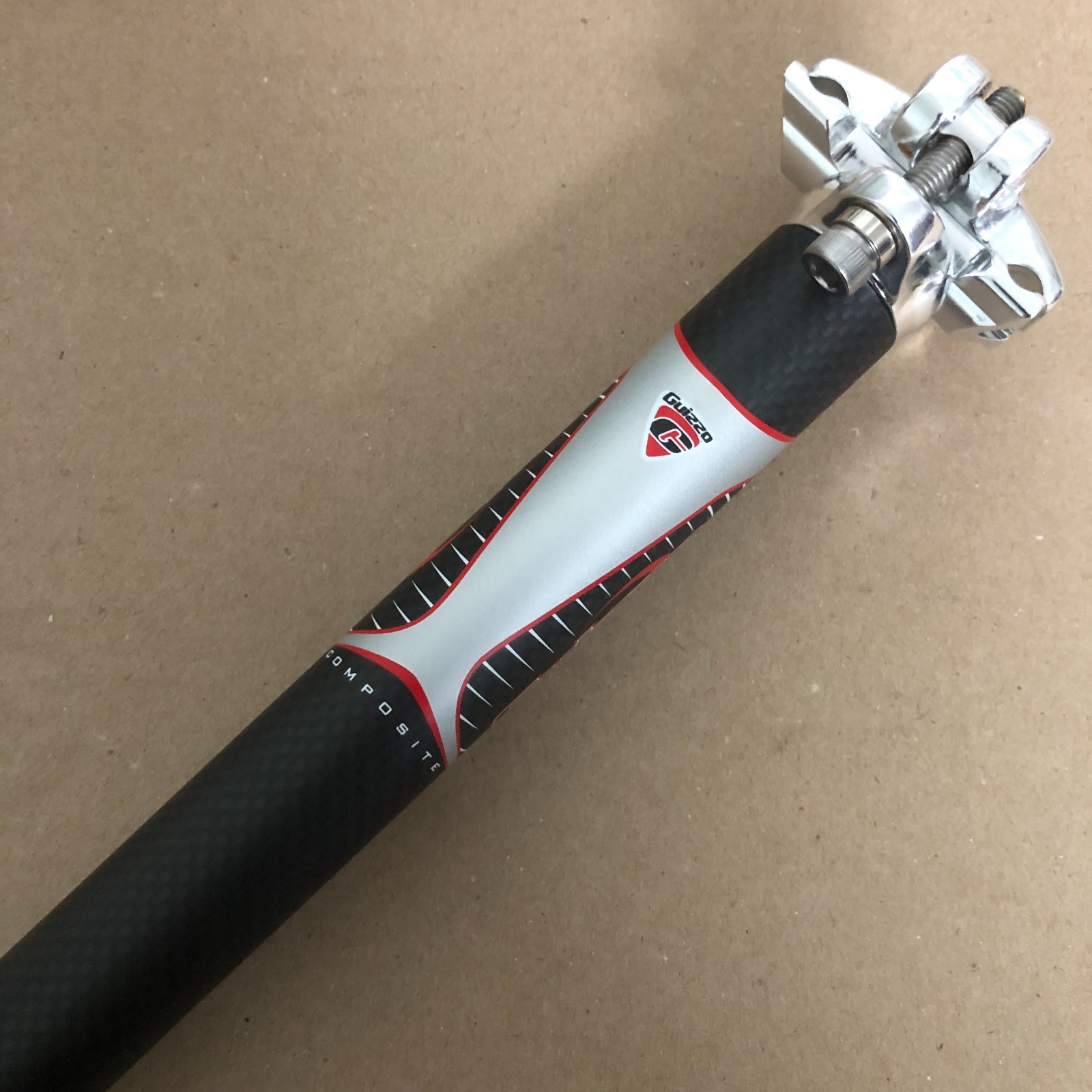 New KALLOY Guizzo Bicycle Carbon Fiber Seat Post 27.2mm Length 400mm Black