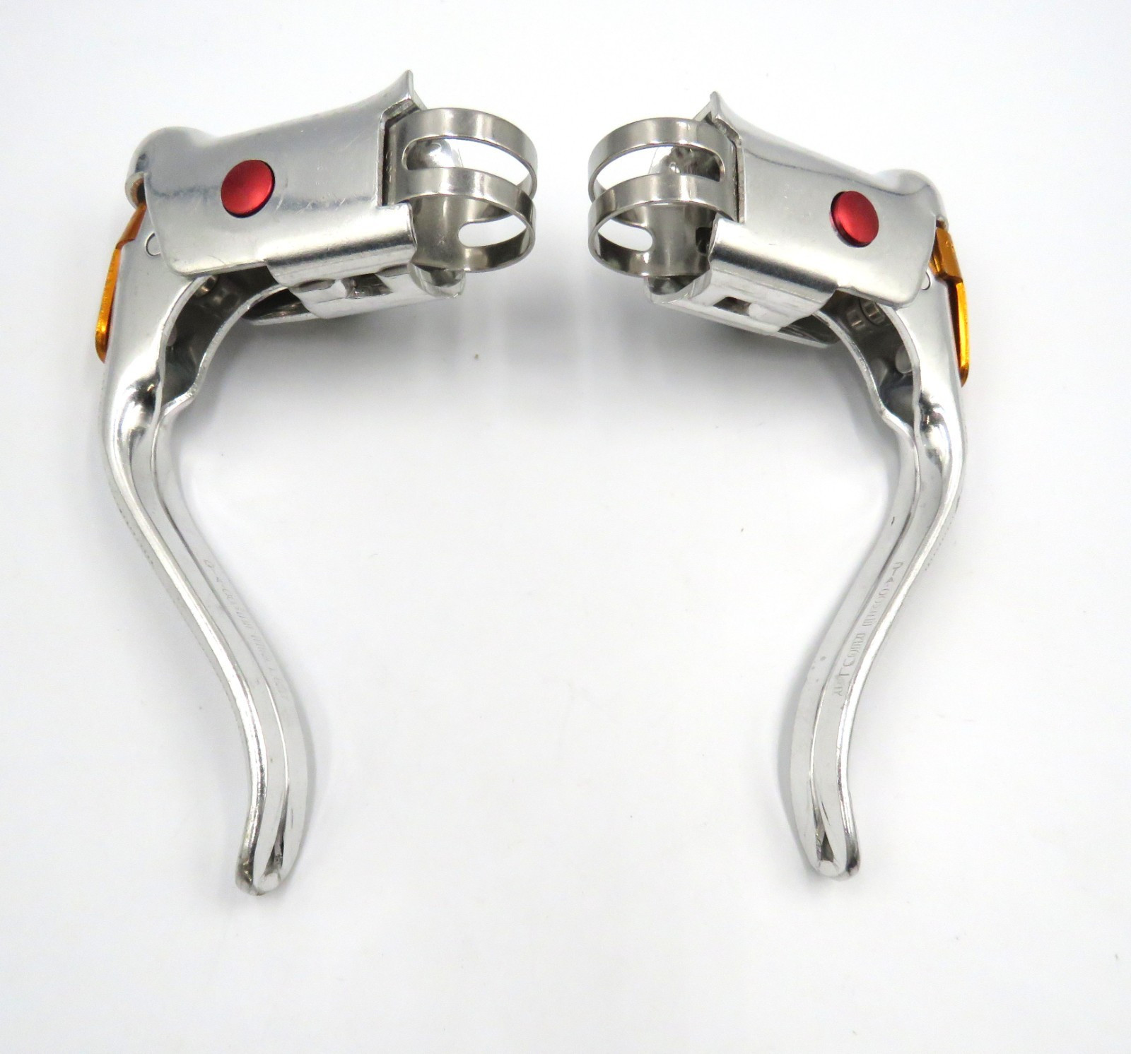 Vintage Dia Compe Non Aero Brake Levers & Release & Red Dot 0881 For Safeties