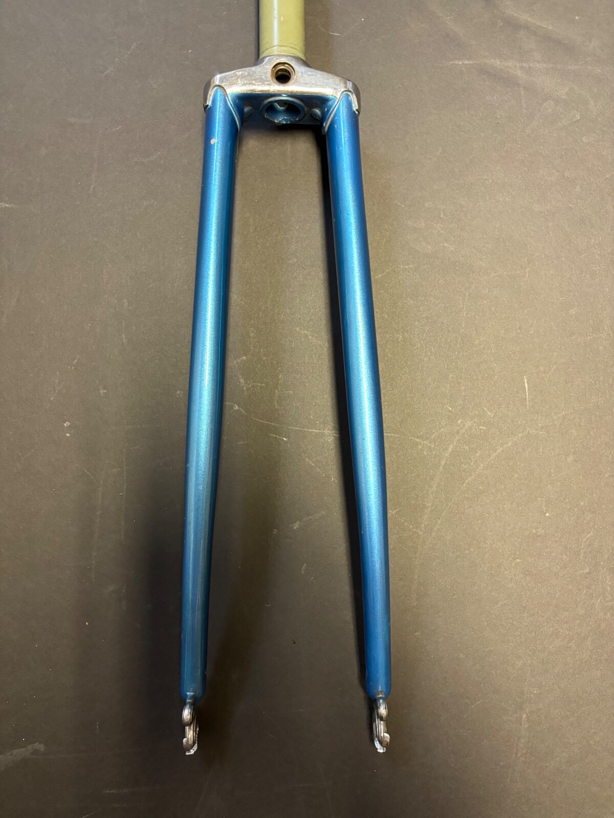 Vintage Steel 1″ threaded fork w/ chrome, A-C 368mm, Steerer 150mm, 700C, QR