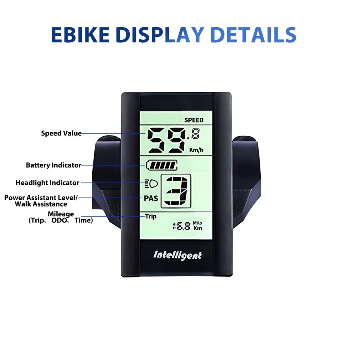 Bafang 800S C965 LCD Display UART for Ebike Mid Drive Motor BBS01B BBS02B BBSHD